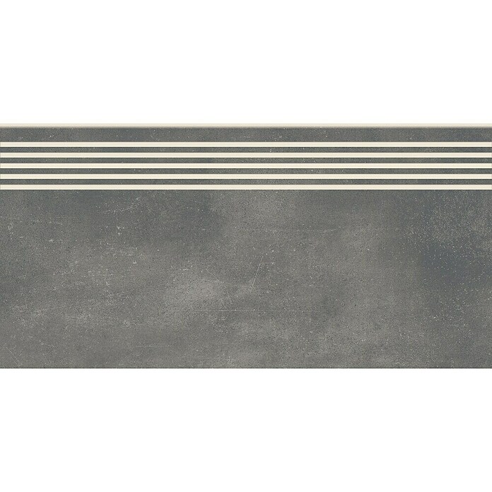 Stufen- & Abdeckplatte Big Show XXL (59,8 x 29,8 cm, Graphit, Glasiert) | BAUHAUS
