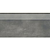 Stufen- & Abdeckplatte Big Show XXL (59,8 x 29,8 cm, Graphit, Glasiert) | BAUHAUS