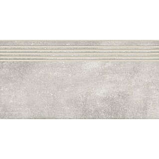 Stufen- & Abdeckplatte Big Show XXL (59,8 x 29,8 cm, Grau, Glasiert)