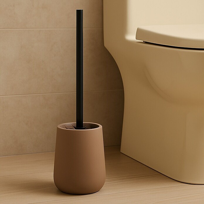 MSV Maonie Escobillero de suelo (Altura: 38,8 cm, Cerámica, Capuccino) | BAUHAUS
