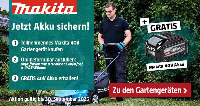 Aktion Makita gratis Akku erhalten