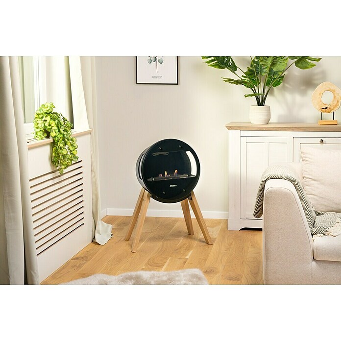 Aduro Bioethanol-Kamin B1 (Ø x H: 48 x 47,65 cm, Schwarz) | BAUHAUS