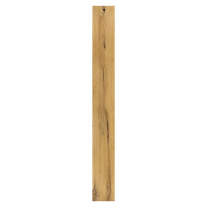Parkett - Eiche Vintage natur geölt, Landhausdiele, 1.092 x 155 x 14 mm - Detailaufnahme einer Holzdiele mit Astlöchern und Maserung, ideal für rustikale Inneneinrichtungen.