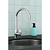 Roca Atis Grifo monomando de cocina (Cromo, Brillante, Caño alto)