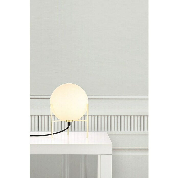 Nordlux Alton Tafellamp (Messing, Wit, E14, Ø x h: 20 x 29 cm) | BAUHAUS