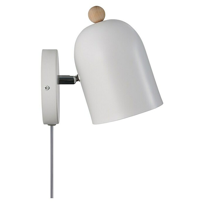 Nordlux Wandlamp Gaston (15 W, b x d x h: 11,5 x 19,5 x 19,5 cm, Wit, E27) | BAUHAUS