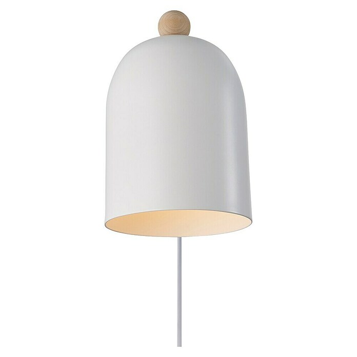 Nordlux Wandlamp Gaston (15 W, b x d x h: 11,5 x 19,5 x 19,5 cm, Wit, E27) | BAUHAUS