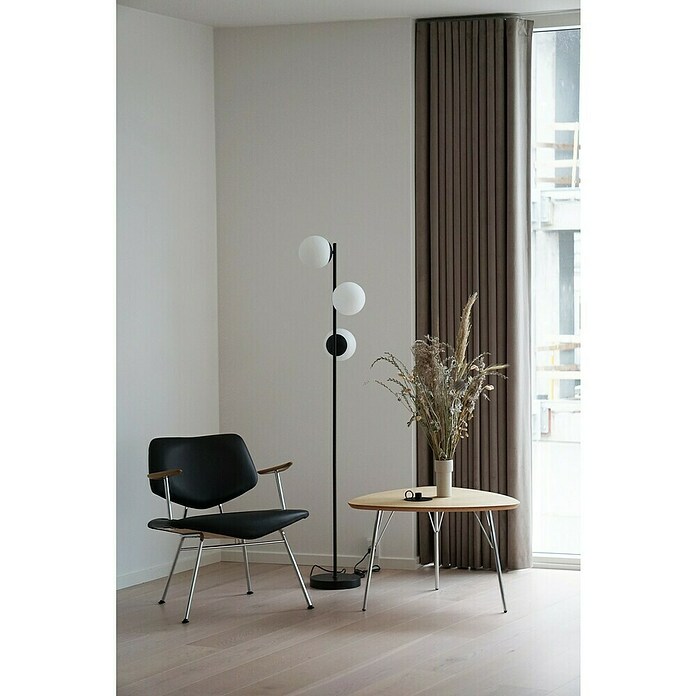 Nordlux Lilly Vloerlamp (Hoogte: 150 cm, Zwart, E14) | BAUHAUS