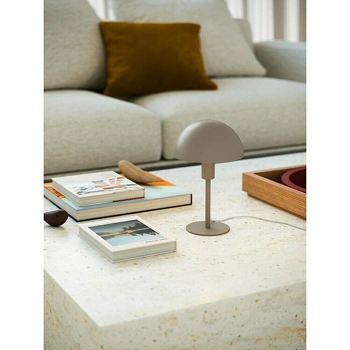 Nordlux Lámpara de sobremesa Ellen mini (40 W, L x An x Al: 16 x 16 x 25 cm, Marrón, E14) | BAUHAUS