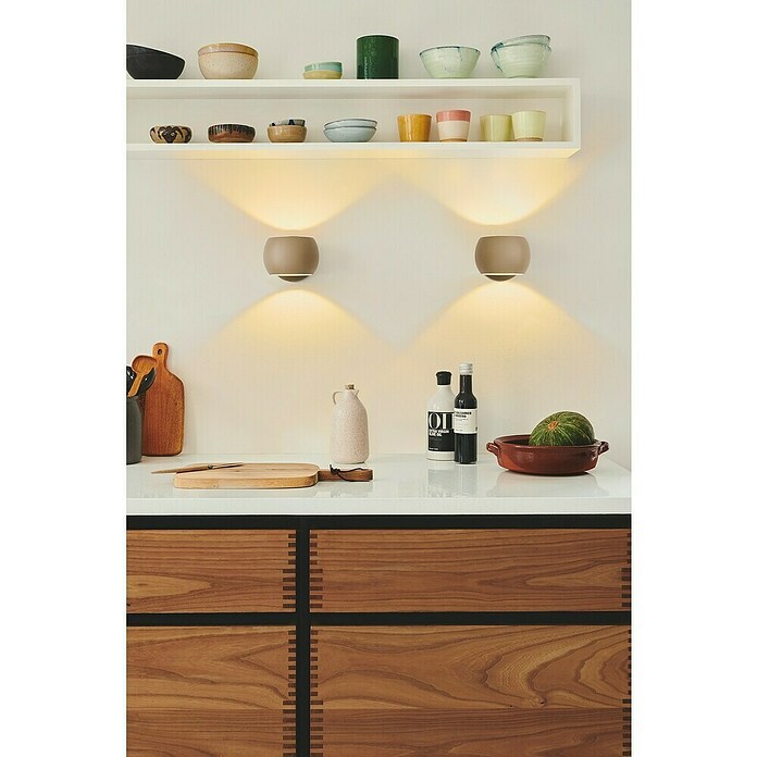 Nordlux Wandlamp Belir (b x d x h: 13 x 15,6 x 11 cm, Bruin, G9) | BAUHAUS