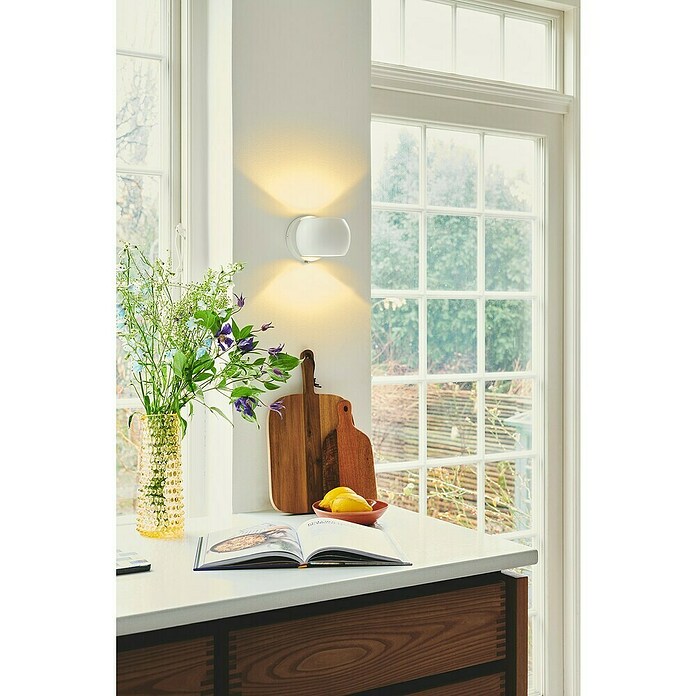 Nordlux Wandlamp Belir (b x d x h: 13 x 15,6 x 11 cm, Wit, G9) | BAUHAUS