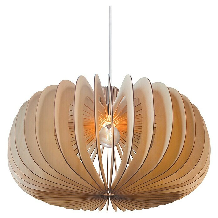 Nordlux Hanglamp Hazo (l x b x h: 65,5 x 65,5 x 43 cm, Natuur, E27) | BAUHAUS