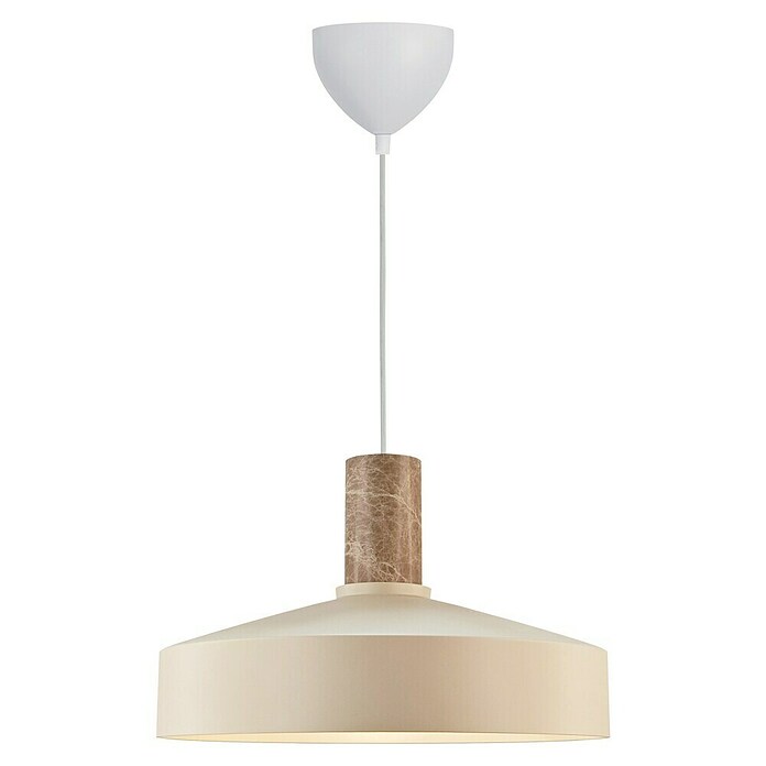 Nordlux Hanglamp Elvas (40 W, l x b x h: 37,5 x 37,5 x 13 cm, Beige, E27) | BAUHAUS