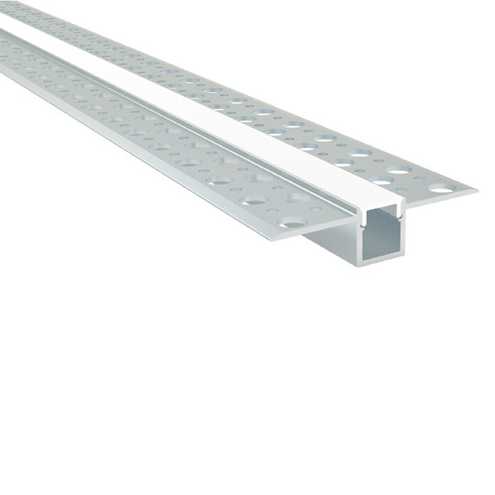 LED profil ugradbeni  (D x Š x V: 2.000 x 53 x 13,8 mm, Aluminij) | BAUHAUS