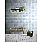 AS Creation Neue Bude 2.0 ED II Vliestapete (Blau, Fliesenoptik, 10,05 x 0,53 m)