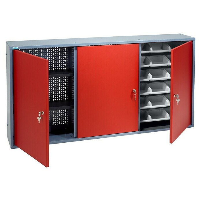 Küpper Armario alto (Ancho: 120 cm, 18 cajas, Número de puertas: 3 puertas)