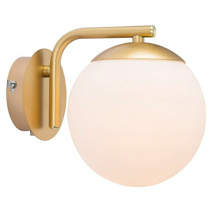 Nordlux Wandlamp Grant (b x d x h: 14,5 x 20,7 x 16,4 cm, Messing, E14) | BAUHAUS
