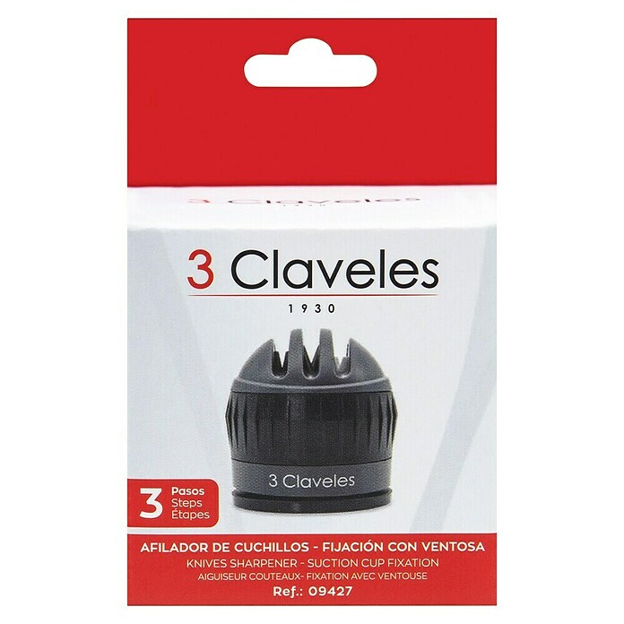 3 Claveles Afilador de cuchillos (Ventosa) | BAUHAUS