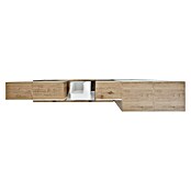 BAUHAUS Composición de cocina Marleen (Ancho: 340 cm, Blanco, Color del cuerpo: Marrón, Con electrodomésticos) | BAUHAUS