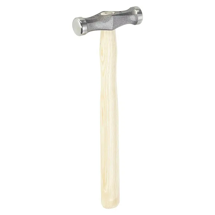 Picard Zimmermannshammer 171 ES - Gewicht Kopf: 375 g, Material Stiel: Eschenholz, Breite: 105 mm - Ein hochwertiger Schlosserhammer mit einem robusten Metallkopf und einem hellen Holzgriff, ideal für präzise Arbeiten in der Werkstatt.