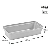Sunware Sigma home Opbergbox Pencil (l x b x h: 27 x 12,9 x 6 cm, Kunststof, Wit) | BAUHAUS