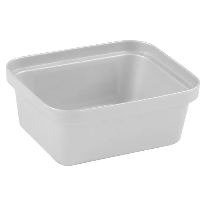 Sunware Sigma home Aufbewahrungsbox Pencil - L x B x H: 14,5 x 11,5 x 6 cm, Kunststoff, Weiß - Bild einer quadratischen, weißen Aufbewahrungsbox aus Kunststoff, ideal für die Organisation im Haushalt.