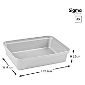 Sunware Sigma home Opbergbox Pencil (l x b x h: 25,2 x 19,1 x 6,2 cm, Kunststof, Wit) | BAUHAUS