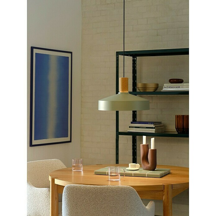 Nordlux Hanglamp Elvas (l x b x h: 37,5 x 37,5 x 13 cm, Groen, E27) | BAUHAUS