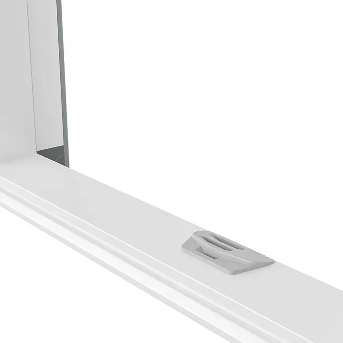 Solid Elements Dachfenster Pro Thermo - 55 x 78 cm - Fensterrahmen-Detail mit einem grauen Verriegelungsmechanismus. Präzises Design für Sicherheit und Komfort.