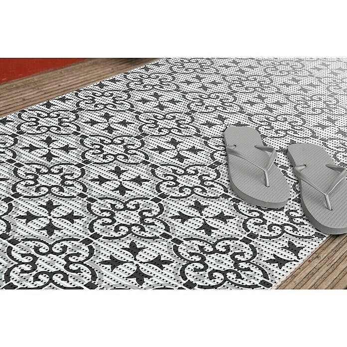 Bodenmatte Comfort (150 x 65 cm, Schwarz,Weiß, PVC, Stencilia) | BAUHAUS