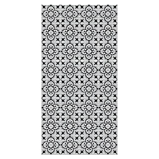 Bodenmatte Comfort (150 x 65 cm, Schwarz,Weiß, PVC, Stencilia)
