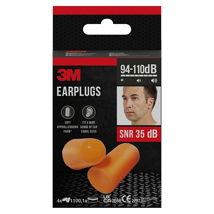 3M Bügelgehörschutz (Orange)