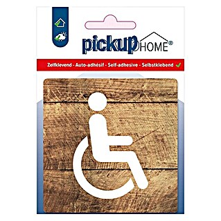 Pickup Sticker Route Acryl (l x b: 9 x 9 cm, Sanitaire ruimte voor invaliden)