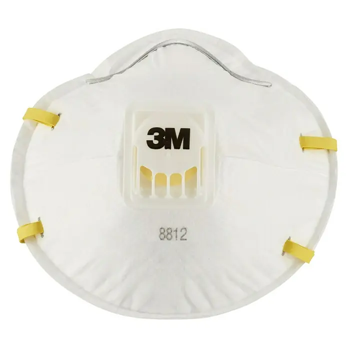 3M Mascarilla de protección respiratoria 8812 - Clase de filtro: FFP1 NR D, 3 ud. - Mascarilla respiratoria 3M 8812 con válvula para mayor comodidad y protección fiable contra polvo y niebla. Cómoda y fiable.