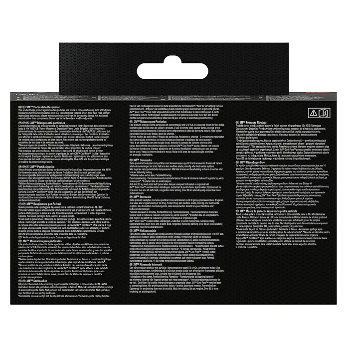 3M Mascarilla de protección respiratoria 9922 - Clase de filtro: FFP2 NR D, 2 ud., Gris - Mascarilla para partículas 3M™: Protege contra partículas y ozono hasta 10 veces el VLA. Para bricolaje y profesionales.