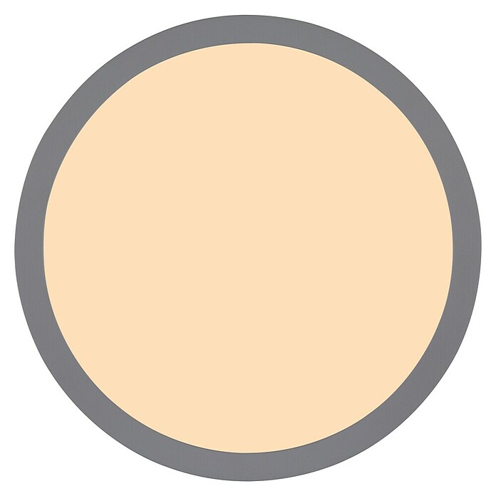 Globo LED stropna svjetiljka Doro  (Ø x V: 300 cm x 60 mm, 12 W, Srebrna, Bijela, Topla bijela, Okrugla) | BAUHAUS