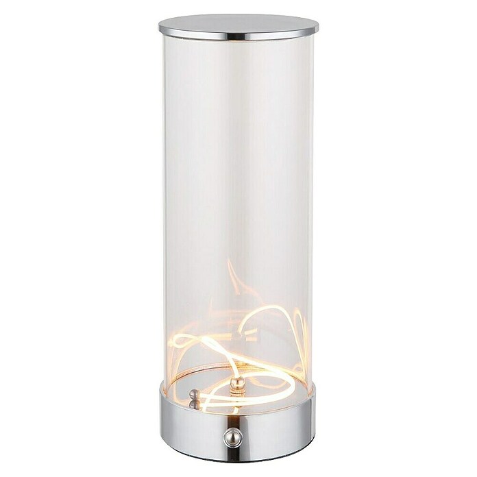 Globo LED namizna svetilka Bendy  (Ø x V: 84 x 220 mm, Barva ohišja: Srebrna, 1,8 W) | 3017 - Tischleuchte | CACJ - Tischleuchte | CAC - Indoorleuchten | CA - Beleuchtung | C - Elektro | BAUHAUS