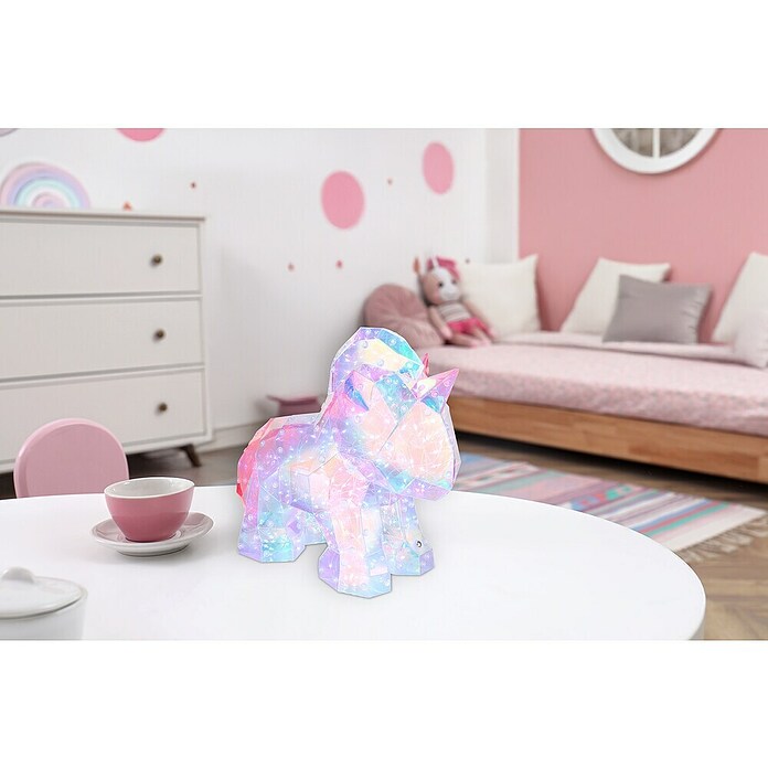 Globo LED okrasna svetilka Brondar  (0,03 W, Do x Š x V: 30 x 14 x 26 cm, Samorog, Prozorna) | 3017 - Tischleuchte | CACJ - Tischleuchte | CAC - Indoorleuchten | CA - Beleuchtung | C - Elektro | BAUHAUS