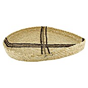 Bandeja decorativa Fibras (Ø x Al: 38 x 4 cm, Marrón/Negro, Alga marina, 1 pzs.) | BAUHAUS