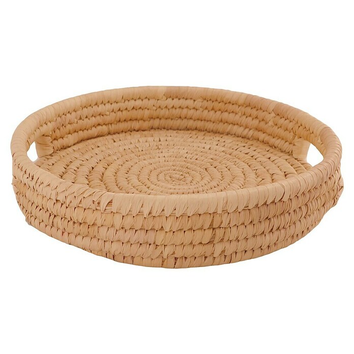Bandeja decorativa Fibras (Ø x Al: 38 x 6 cm, Marrón/Negro, Alga marina, 1 pzs.) | BAUHAUS