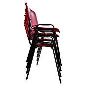 Unisit Silla Dado (Rojo, Plástico, 4 ud.) | BAUHAUS
