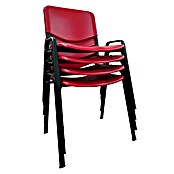 Unisit Silla Dado (Rojo, Plástico, 4 ud.) | BAUHAUS