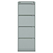 Bisley Premium Archivador BS (L x An x Al: 62 x 47 x 132,1 cm, Número de cajones: 4 ud., Gris, Completamente montado) | BAUHAUS