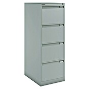 Bisley Premium Archivador BS (L x An x Al: 62 x 47 x 132,1 cm, Número de cajones: 4 ud., Gris, Completamente montado) | BAUHAUS