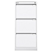 Bisley Premium Archivador BS (L x An x Al: 62 x 47 x 101 cm, Número de cajones: 3 ud., Blanco, Completamente montado) | BAUHAUS