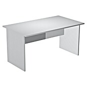 ArtExport Presto Mesa de escritorio (L x An x Al: 80 x 140 x 74 cm, Gris, Pata tipo panel) | BAUHAUS