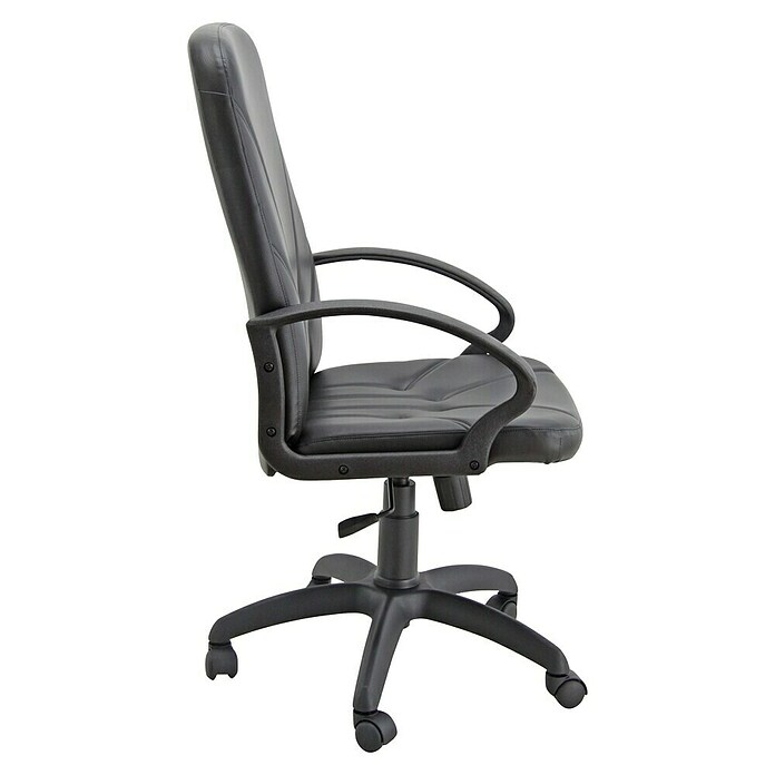 Unisit Silla de oficina Dante (Reposabrazos, Color del armazón: Negro, Polipiel) | BAUHAUS