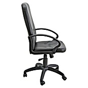 Unisit Silla de oficina Dante (Reposabrazos, Color del armazón: Negro, Polipiel) | BAUHAUS