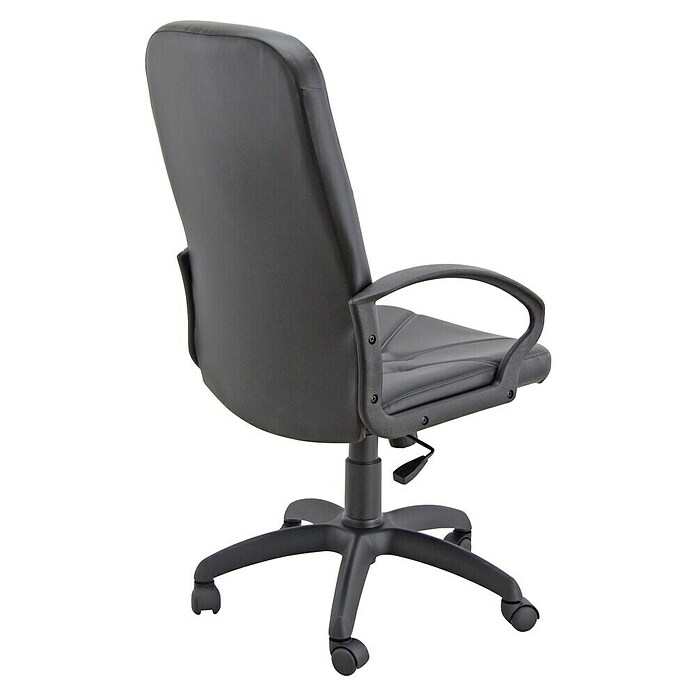 Unisit Silla de oficina Dante (Reposabrazos, Color del armazón: Negro, Polipiel) | BAUHAUS