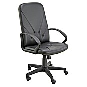 Unisit Silla de oficina Dante (Reposabrazos, Color del armazón: Negro, Polipiel) | BAUHAUS